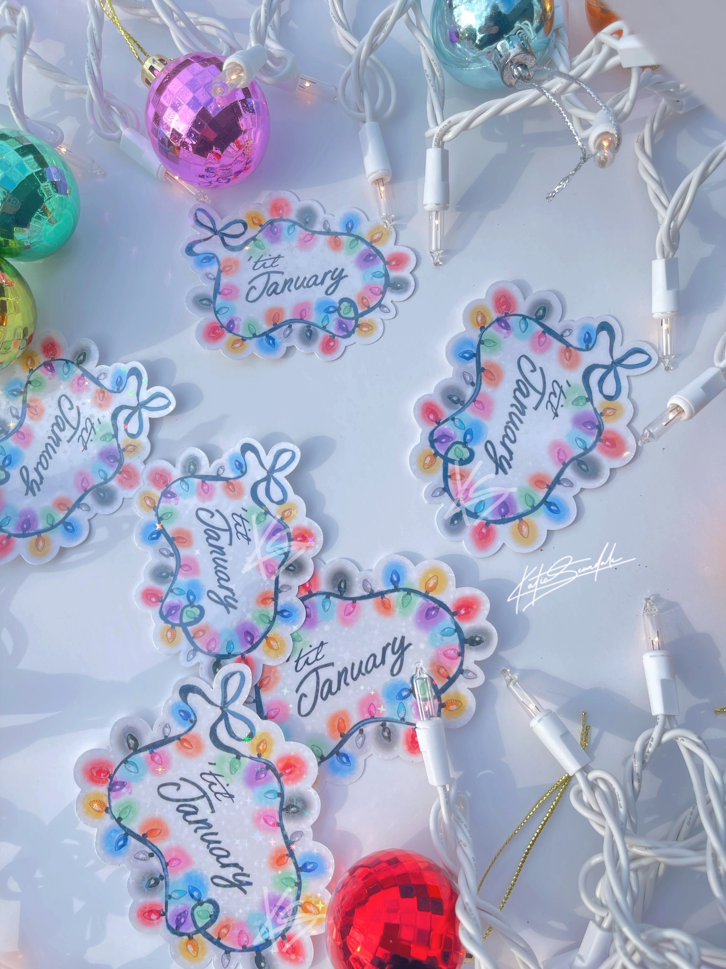 'til January Sticker