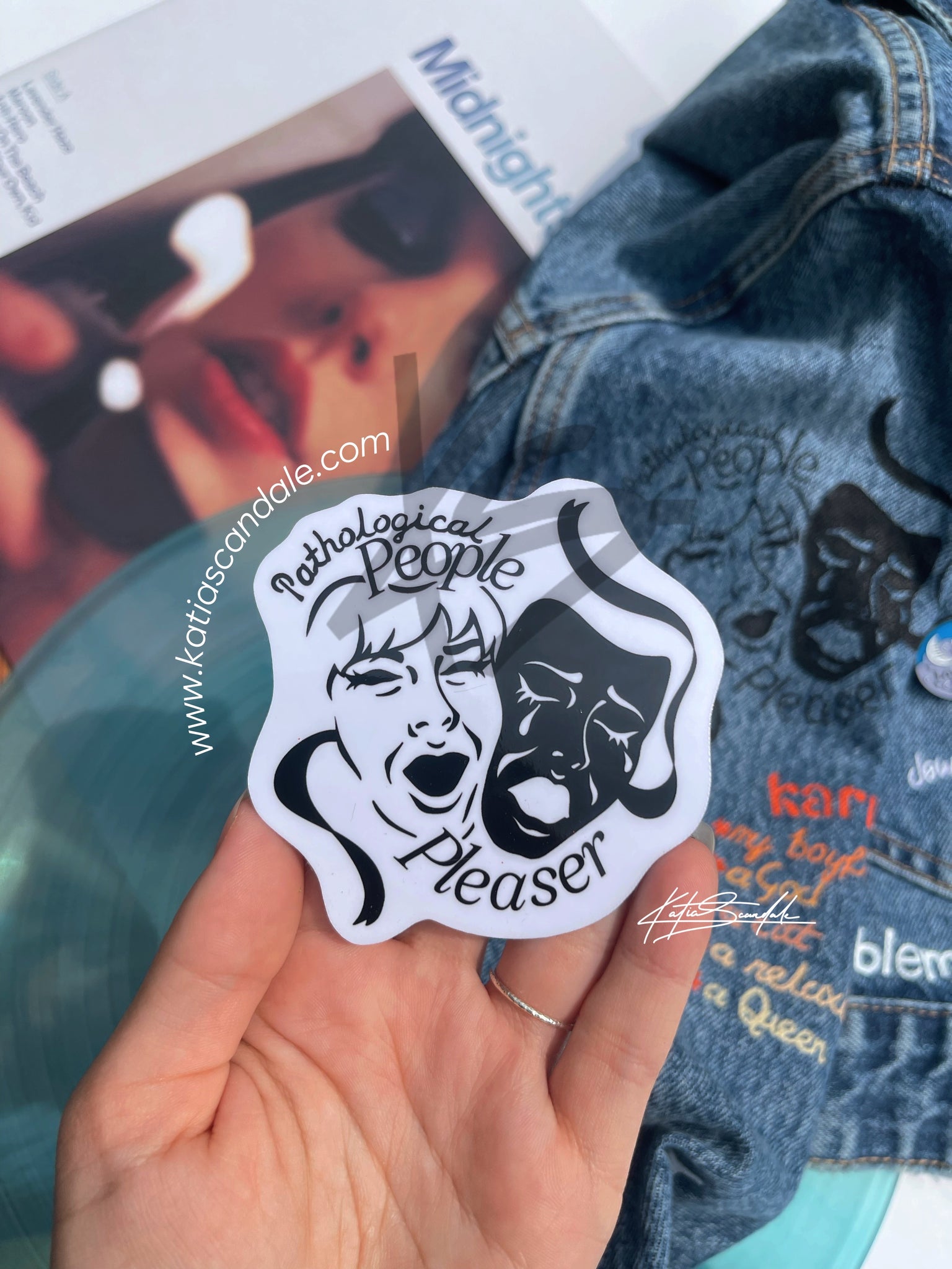 Taylor Inspired Fearless Kiss Cut Vinyl Stickers Weatherproof