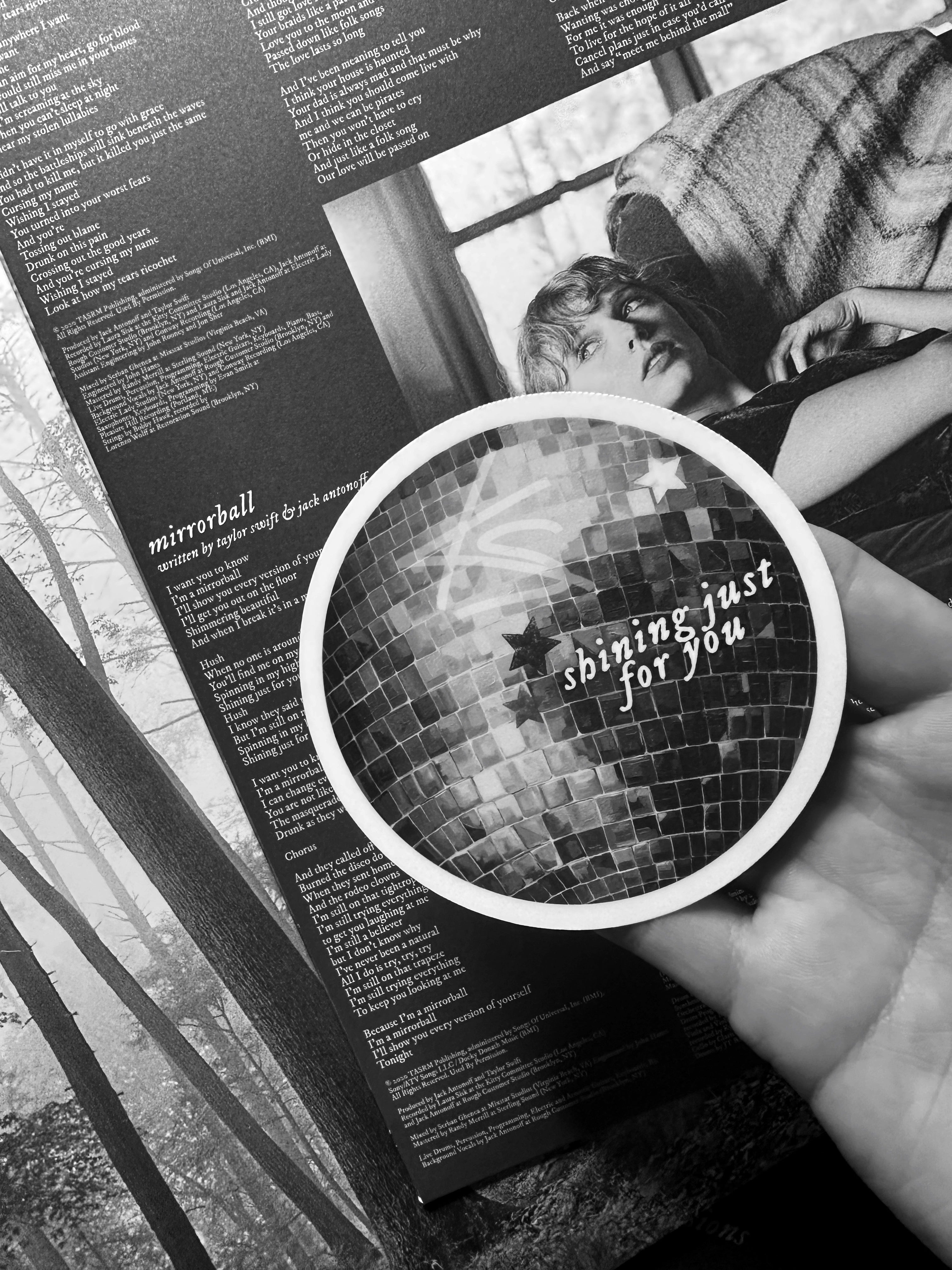 In the Trees Mirrorball Sticker