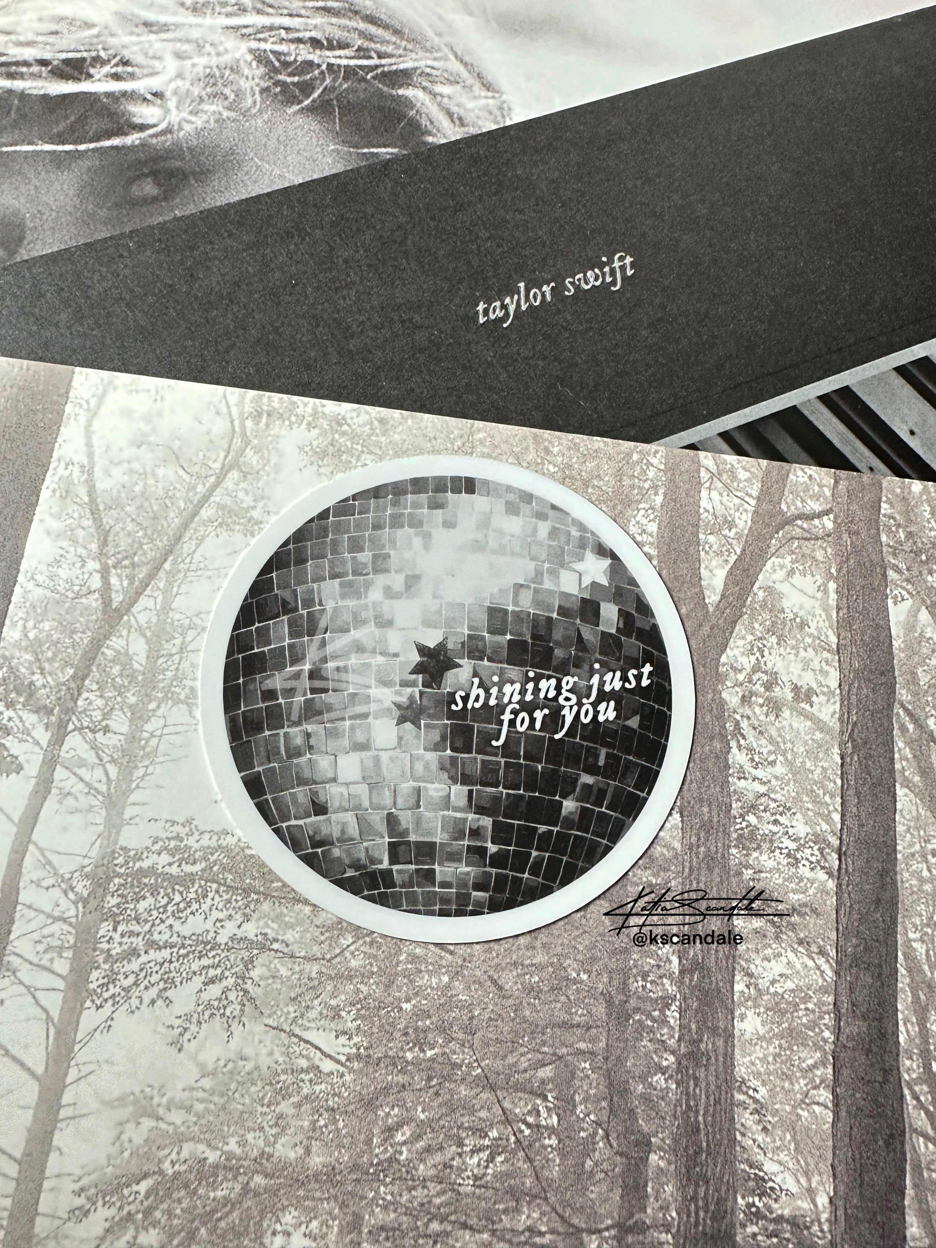 In the Trees Mirrorball Sticker