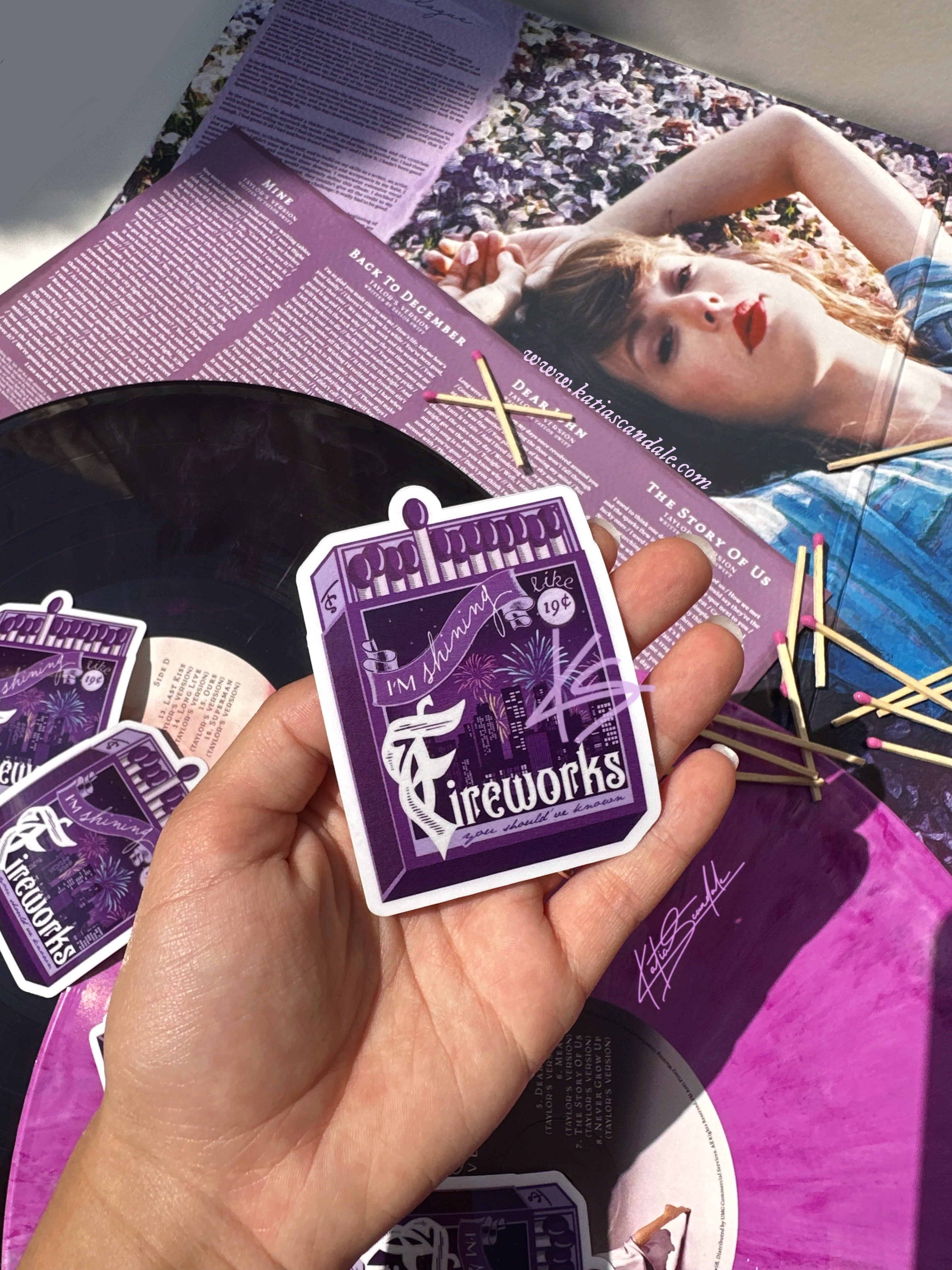 Shining like Fireworks Sticker