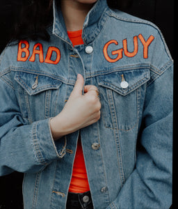 "BAD GUY" Billie Eilish Denim Jacket