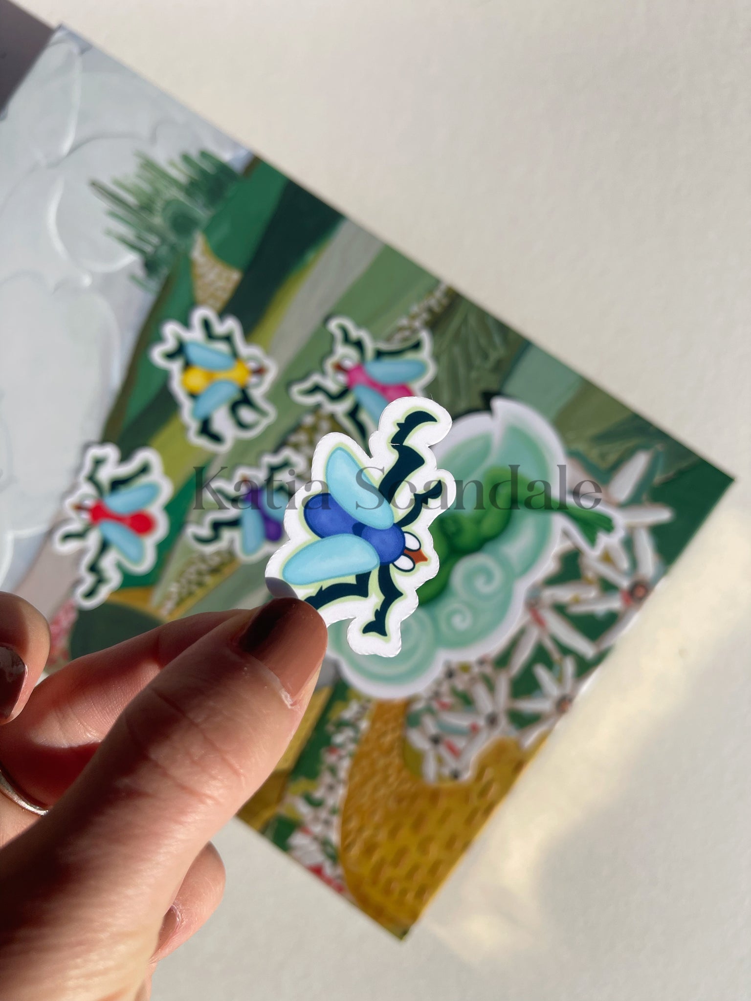 Daydreamin' Frog Sticker Set
