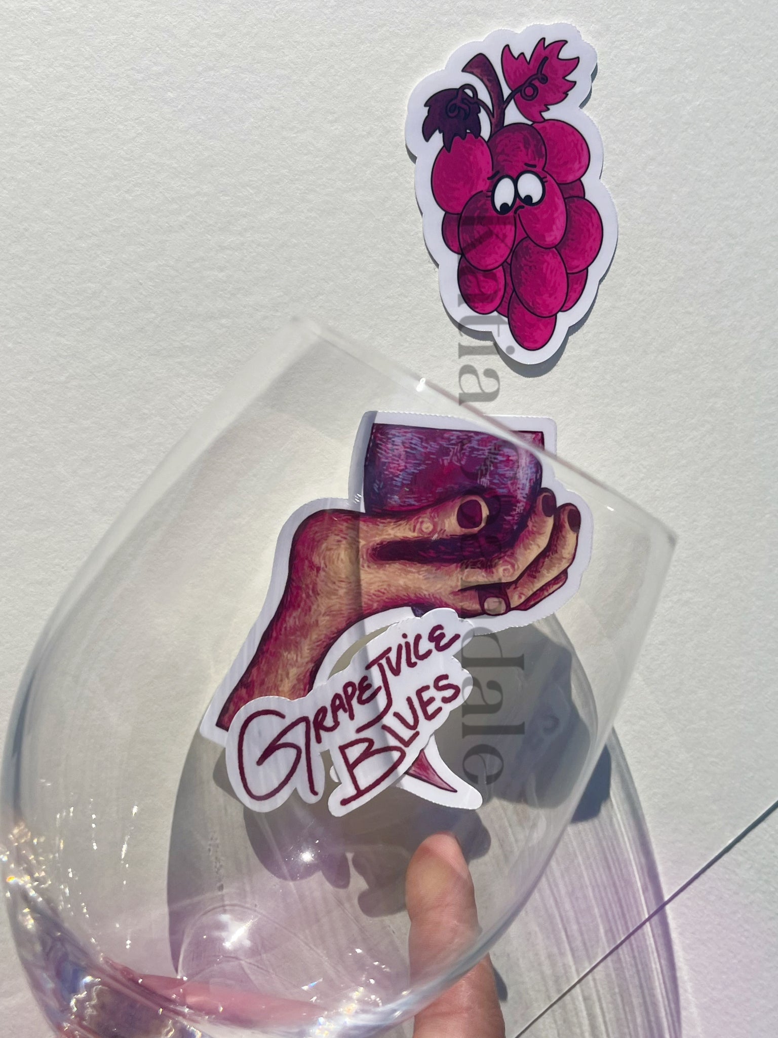 "Glass of Grapejuice" Sticket Set