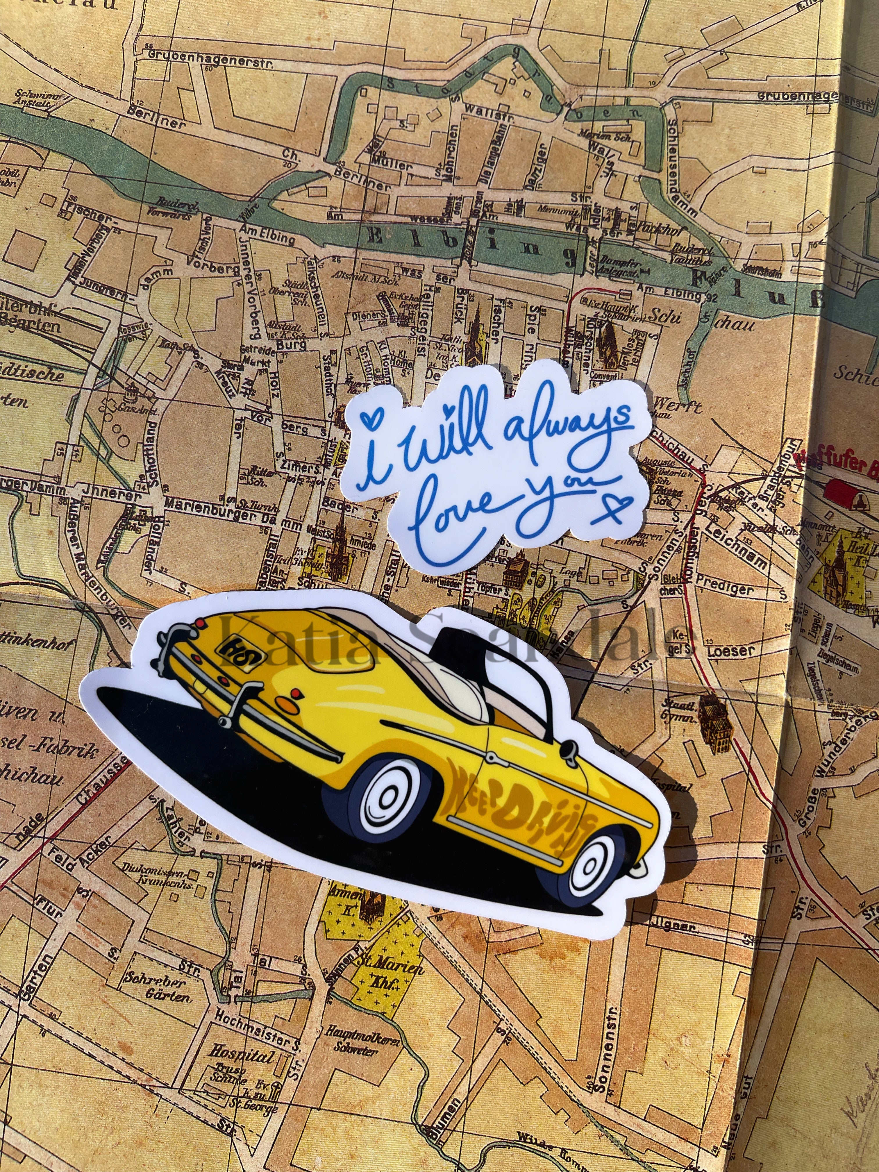 "I Will Always Love You" Sticker Set