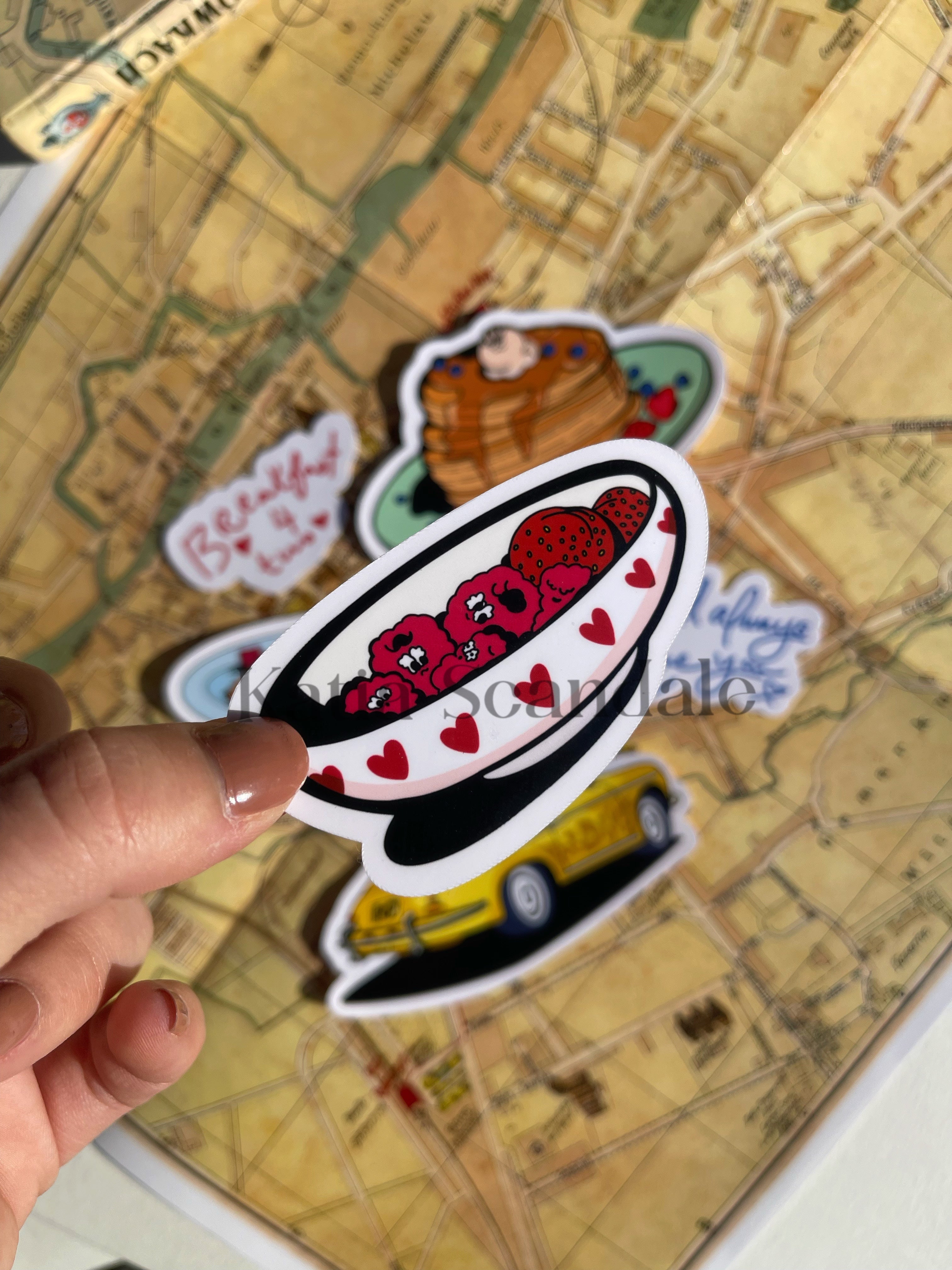 "Breakfast 4 Two" Sticker Set