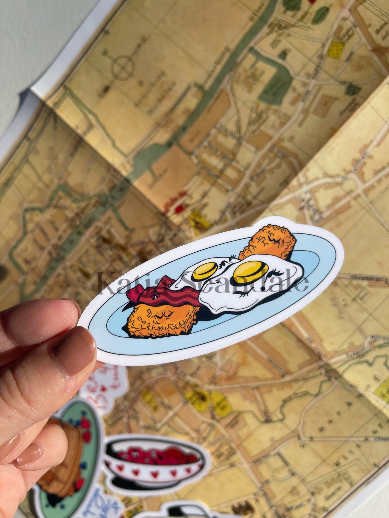 "Breakfast in the City" Full Sticker Set