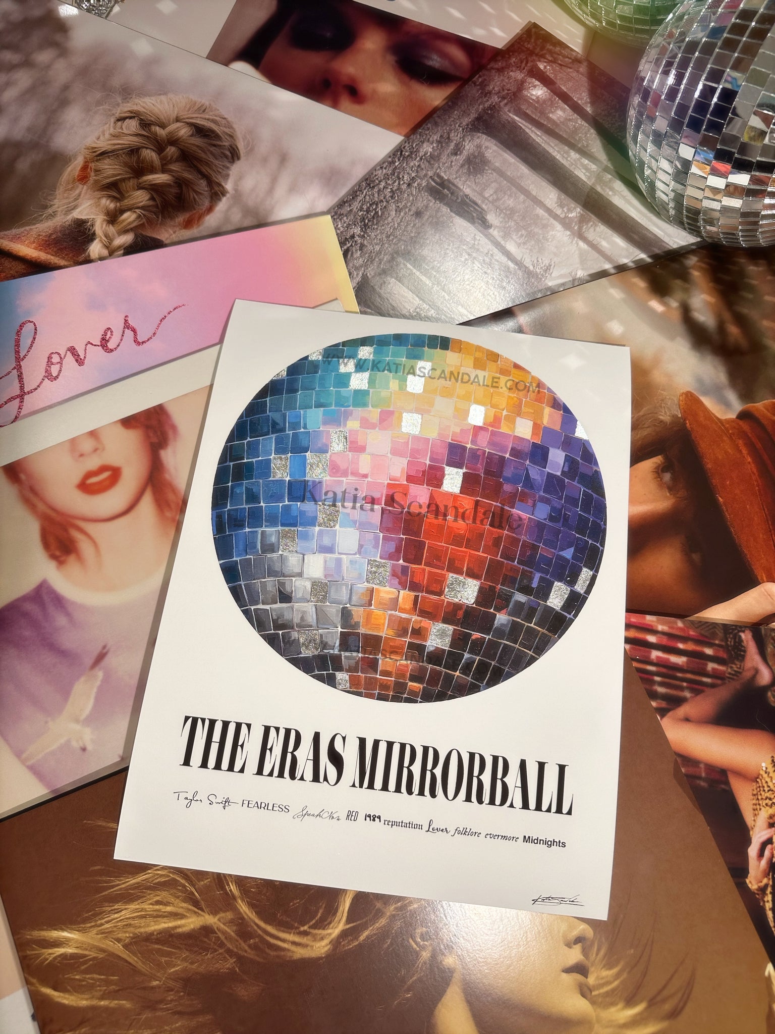 LIMITED EDITION- The Eras Mirrorball Art Print