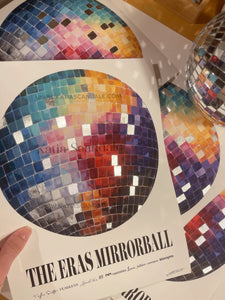 LIMITED EDITION- The Eras Mirrorball Art Print