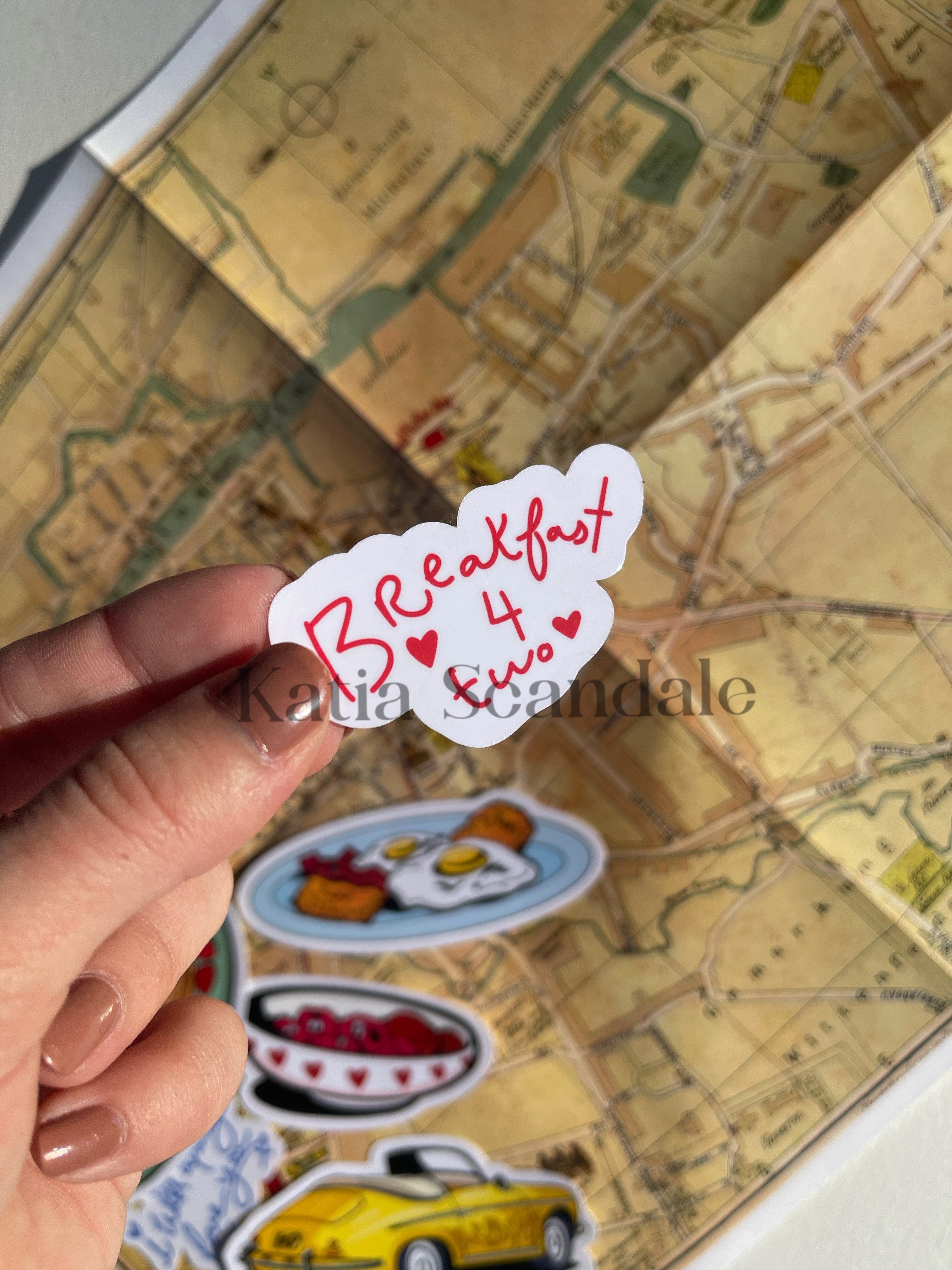 "Breakfast in the City" Full Sticker Set